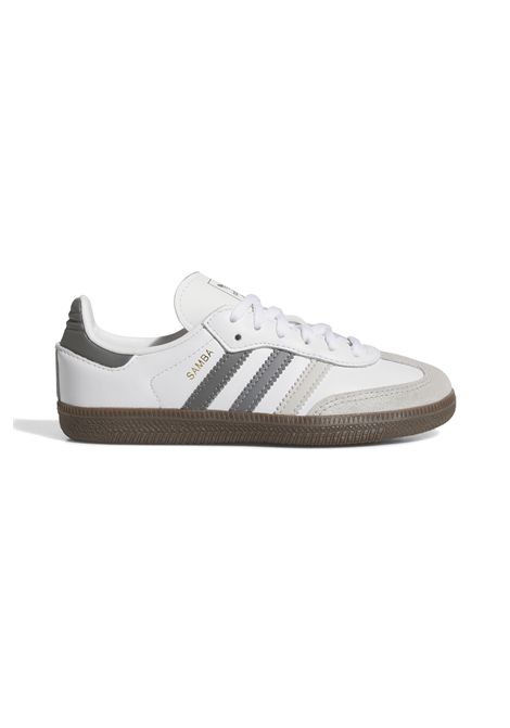 Scarpe Adidas Samba OG Bianco Grigio Bambini ADIDAS ORIGINALS | Sneakers | JP7024-